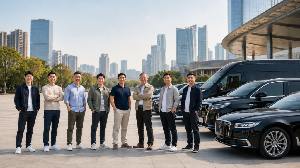 Chengdu private drivers providing transportation services
